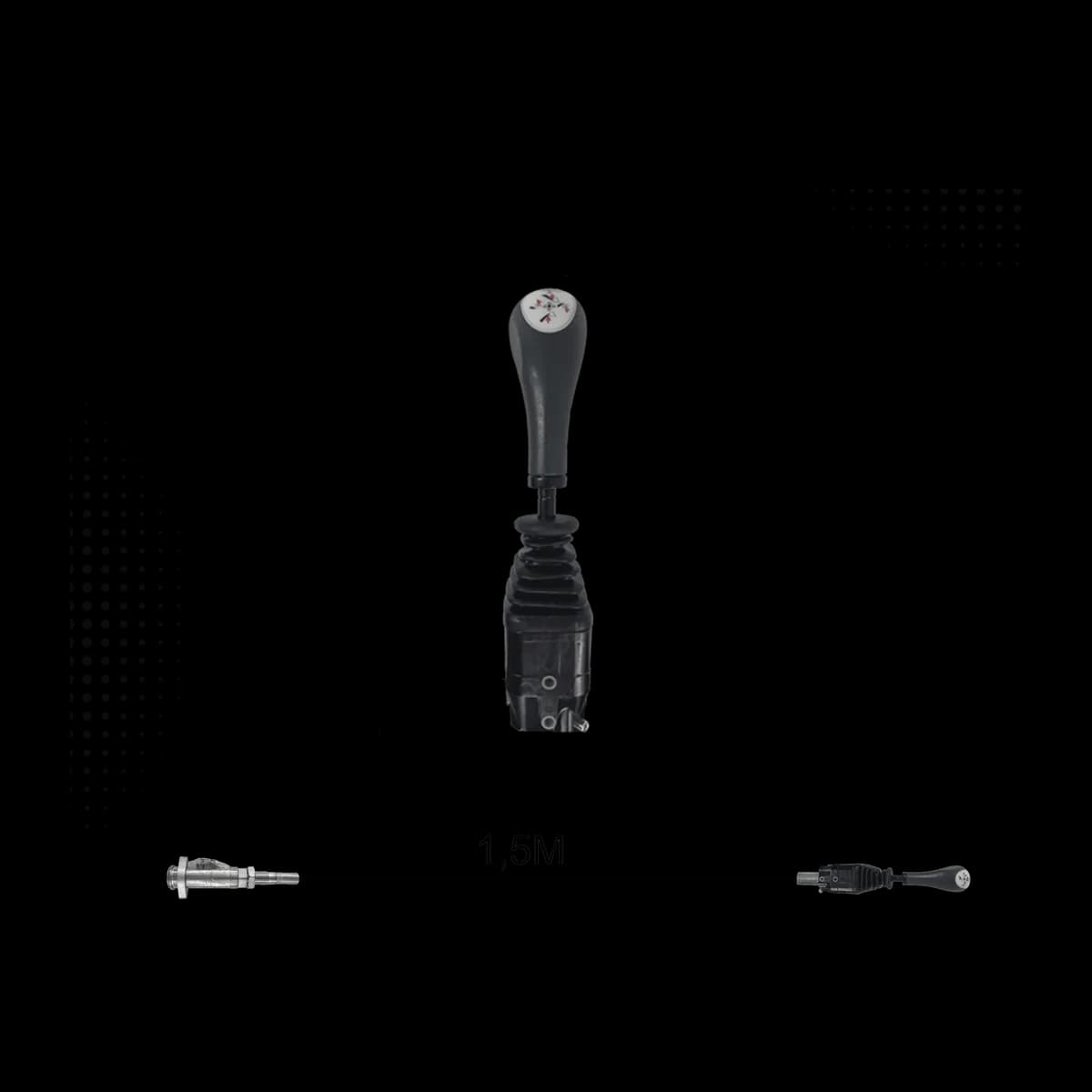 JOYSTICK ERGONOMICO 2 FUNCOES 2 CABOS 1,5MT - 014155