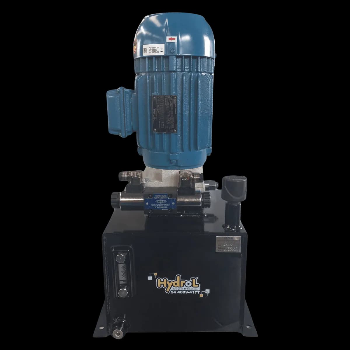 UNIDADE HIDRÁULICA 3CV 4,0CM³ 12L AÇO VERTICAL - 020601