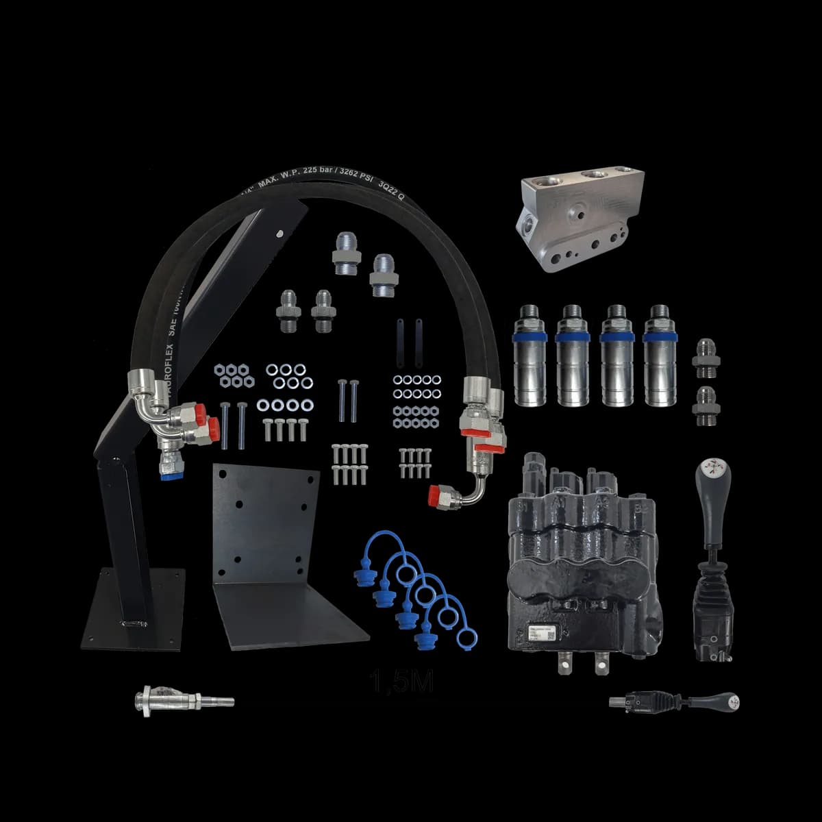 KIT COMANDO DN90 - JOYSTICK 1,5M E.T.BUCHER - FATIA BUCHER - 025700